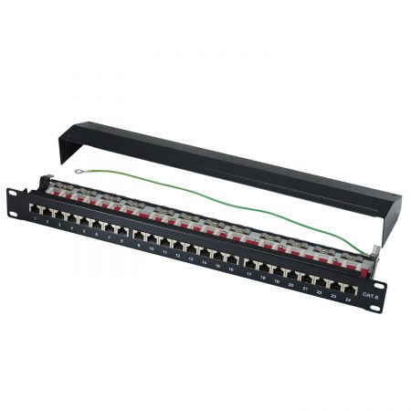 Kategorie 6 - 1U 24-Port STP Modulares Patchfeld